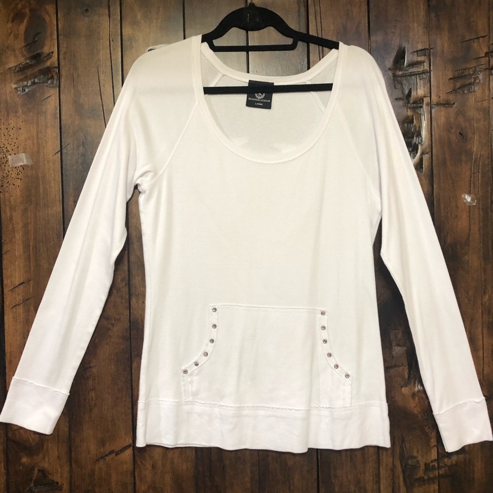 Cute Swarovski bling Weekend top